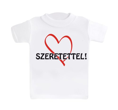 MINI KOSZULKA 'Z MIŁOŚCIĄ!