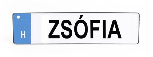 TABLICA DROGOWA "ZSÓFIA