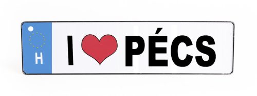 TABLICA "KOCHAM PÉCS