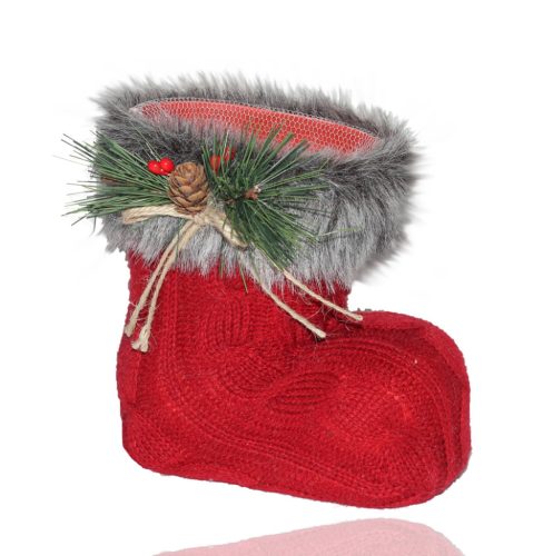 DEK.KOZAK BUTY WIĄZANE CZERW. 14