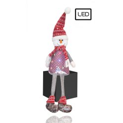 DEK.ŚNIEŻNY MĘŻCZYZNA+LED CZERWONY63