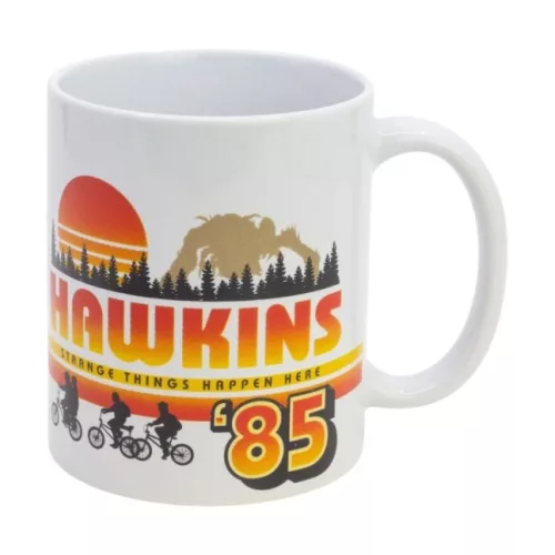 Stranger Things HAWKINS kerámia bögre 325ML