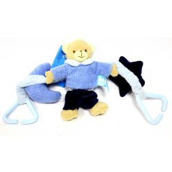 BABY ZAWIESZKA NIEBIESKA Z MISIAMI/GRZECHOTKA