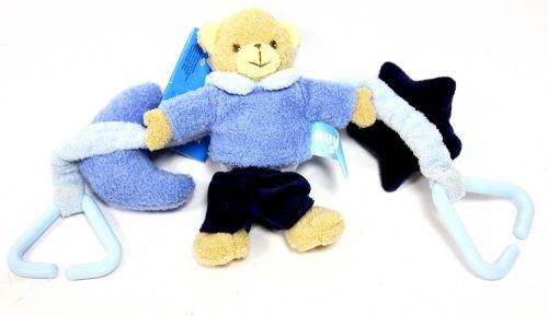 BABY ZAWIESZKA NIEBIESKA Z MISIAMI/GRZECHOTKA