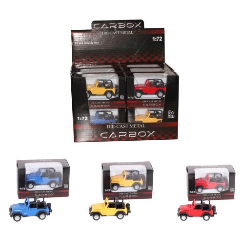 JEEP 1/72 GELB/BLAU/PAP. 3S
