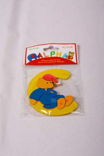 DRZEWO Z NAKLEJKĄ Z NAPISAMI "C