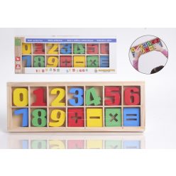 PUZZLE Z DREWNA CYFRY*28 W PUDEŁKU
