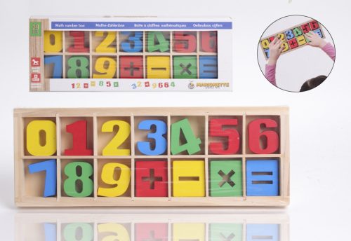 PUZZLE Z DREWNA CYFRY*28 W PUDEŁKU