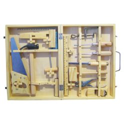 PUZZLE Z DREWNA ZESTAW NARZĘDZI
