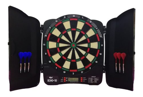 DARTS CYFROWY 32 GRY+6 STRZAŁEK W PUDEŁKU 45
