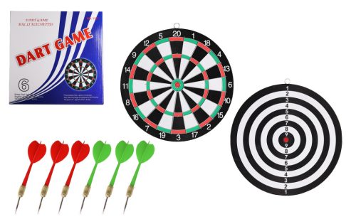 DARTS TABLICA FLOCK+MET+6 STRZAŁEK 38