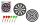 DARTS TABLICA METALOWA+6SZT*8G 30CM
