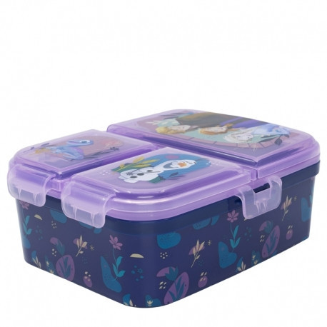 XL Pudełko na kanapki z wieloma przegrodami Frozen