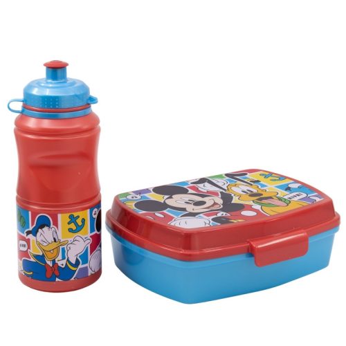 Disney Myszka Miki plastikowy pojemnik na kanapki + butelka