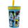 Disney Myszka Miki plastikowy kubek z silikonową słomką - 420 ml