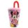 Disney Minnie Mouse plastikowy kubek ze słomką - 430 ml