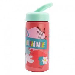 BUTELKA Z SŁOMKĄ PLASTIKOWA 410 ML Minnie Mouse