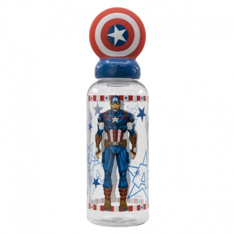 Butelka plastikowa 3D 560 ML AVENGERS - Kapitan Ameryka