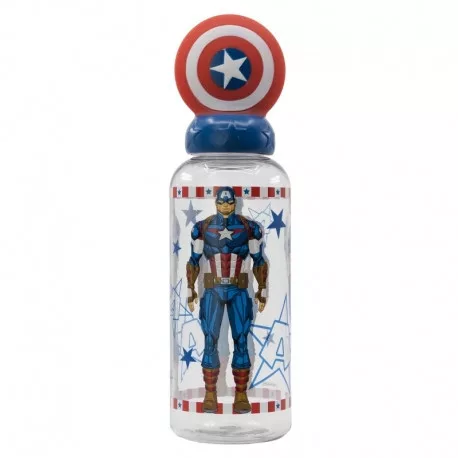 Butelka plastikowa 3D 560 ML AVENGERS - Kapitan Ameryka