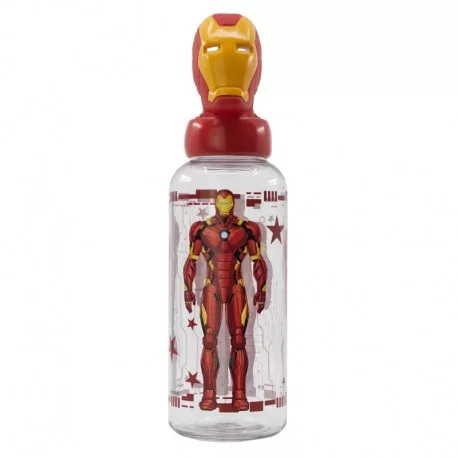 Butelka plastikowa 3D 560 ML AVENGERS - Iron Man