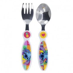 2 SZTUKI ELLIPTICAL METALOWE ZESTAW SZTUĆCÓW STITCH
