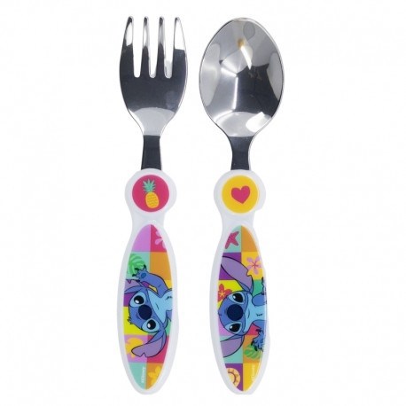 2 SZTUKI ELLIPTICAL METALOWE ZESTAW SZTUĆCÓW STITCH