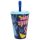 Kubek plastikowy ze słomką Stitch - 430 ml