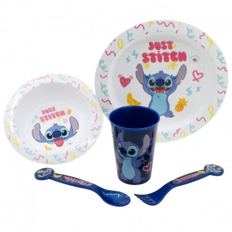 ZESTAW NACZYŃ DO MIKROFALÓWKI 5 SZTUK STITCH