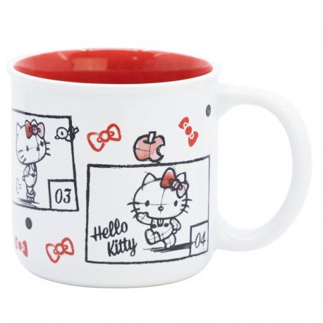 Kubek śniadaniowy ceramiczny 415 ML w pudełku prezentowym Hello Kitty