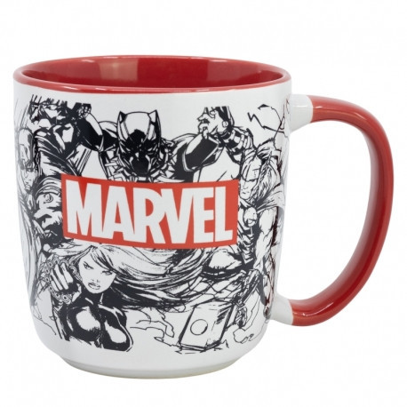 MARVEL kubek ceramiczny premium do mikrofalówki w ozdobnym pudełku - 380 ML