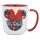 KUBEK CERAMICZNY PREMIUM MINNIE MOUSE DO MIKROFALI W PUDEŁKU - 380 ML