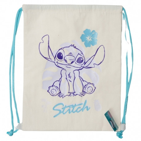 Izolowana torba z sznurkiem Premium z haftem - STITCH