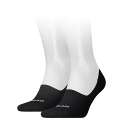   Head footie unisex oddychające skarpetki z dwiema paroma - bawełniane skarpetki - czarne - 39-42