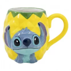 3D Kerámia Bögre - Stitch ananász