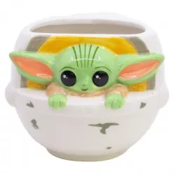 KUBEK 3D Z DOLOMITU 450 ML W PUDEŁKU PREZENTOWYM BABY YODA
