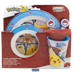   Pokémon 5 częściowy zestaw naczyń mikrofalowych z tworzywa sztucznego