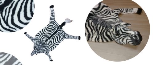 DYWAN ZEBRA 110CM