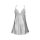 Damska bielizna satynowo-koronkowa - babydoll - kremowy - XL