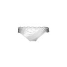 Damska bielizna satynowo-koronkowa - babydoll - kremowy - XL