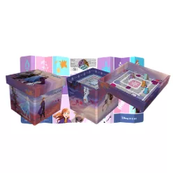   Kosz na zabawki Frozen 20L (gra planszowa 4 w 1, przechowalnia, parasol słoneczny, krzesło)