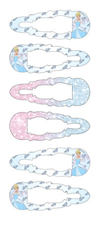 Disney Princesses zestaw 3 spinki do włosów