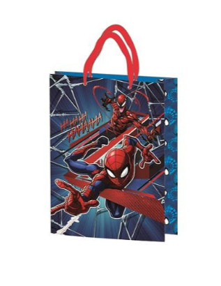Torba prezentowa 34x26x12cm. 4szt FSC Spiderman