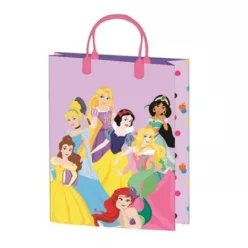   Torba prezentowa 32x27x10 cm, laminowana powierzchnia - Disney Princess