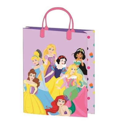 Torba prezentowa 32x27x10 cm, laminowana powierzchnia - Disney Princess