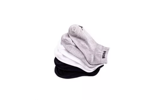 Puma unisex bawełniane skarpetki - 3 pary - skarpetki krótkie mieszane