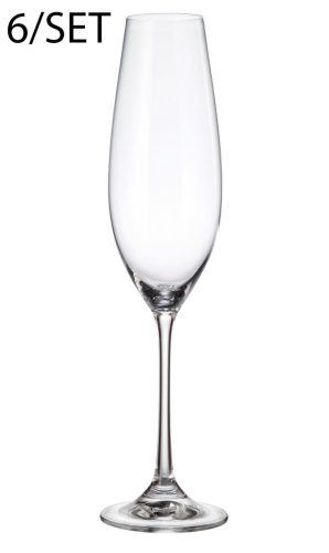 KRYSTALICZNY SZAMPAN COLUM*6 260ML