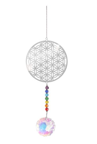 MANDALA CZAKRA+KRZYŻ 45CM
