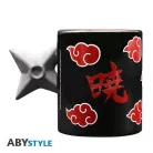 Naruto Shippuden 3D fogantyús bögre Shuriken Akatsuki