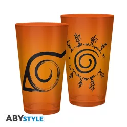 Naruto Shippuden nagy pohár 400ml Konoha & Seal