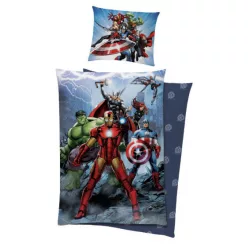   Pościel Avengers - Bitwa o Nowy Jork 100% bawełna 140x200 + 65x65